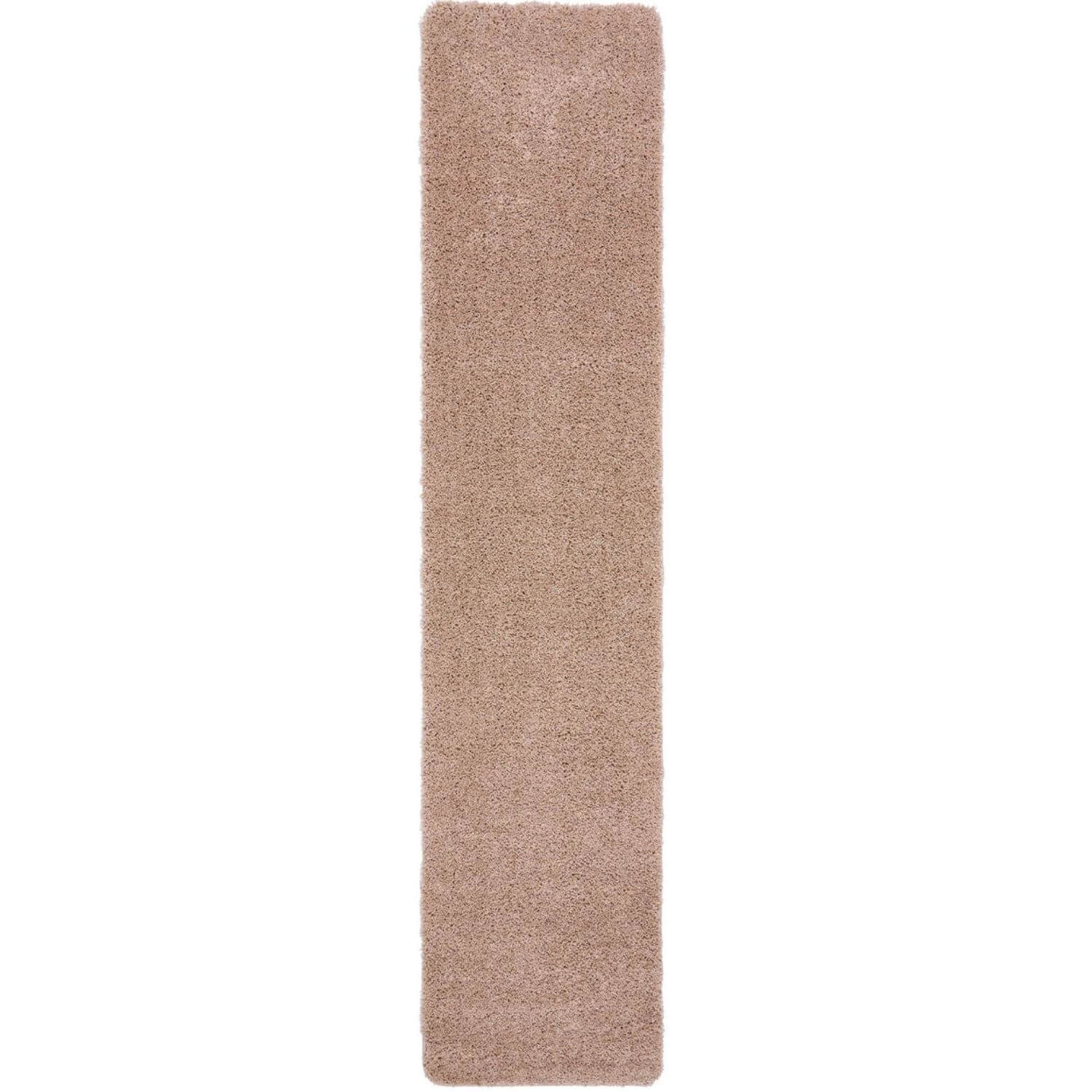 Washable Nude Pink Shaggy Rug - PN Home
