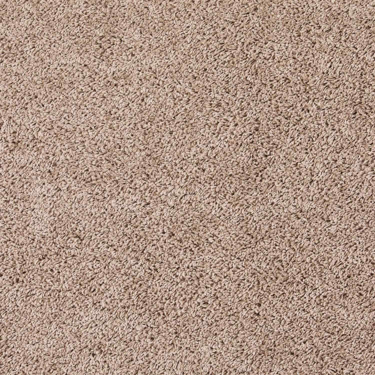 Washable Nude Pink Shaggy Rug - PN Home