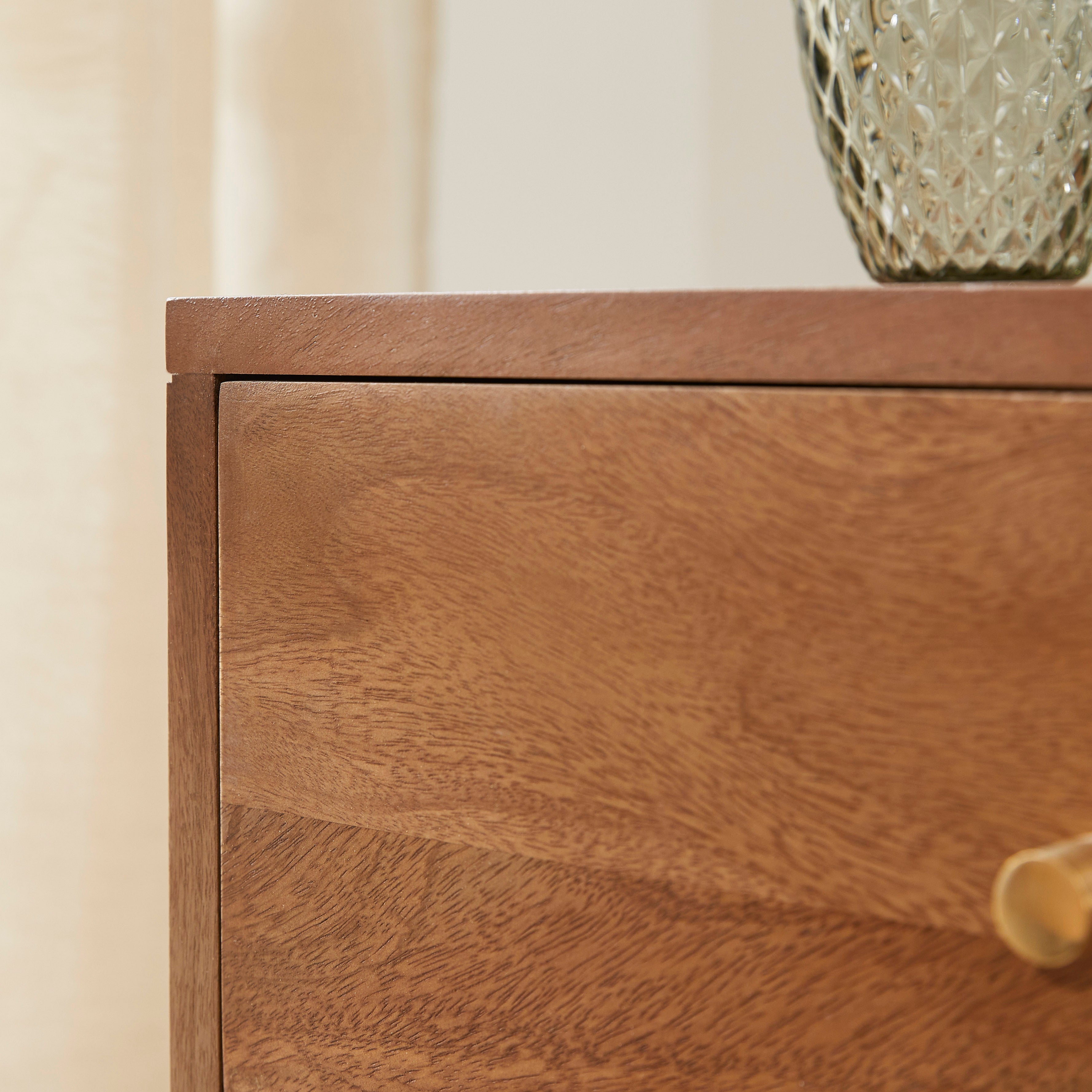 Modern wooden bedside table