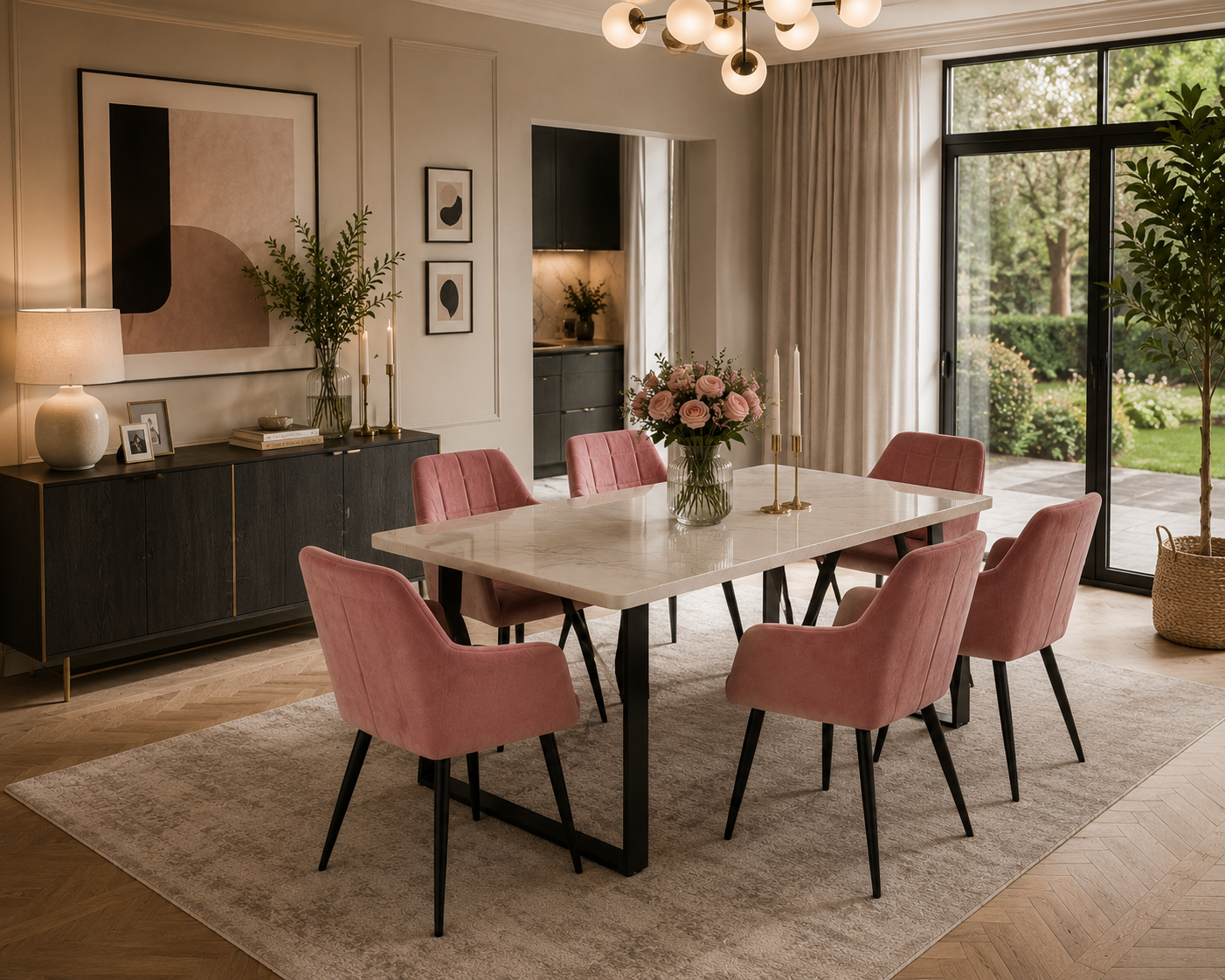 Camden Velvet Dining Chair