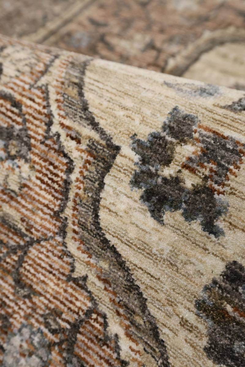 Raja Medallion Vintage Rug – Brown Heritage Elegance - PN Home