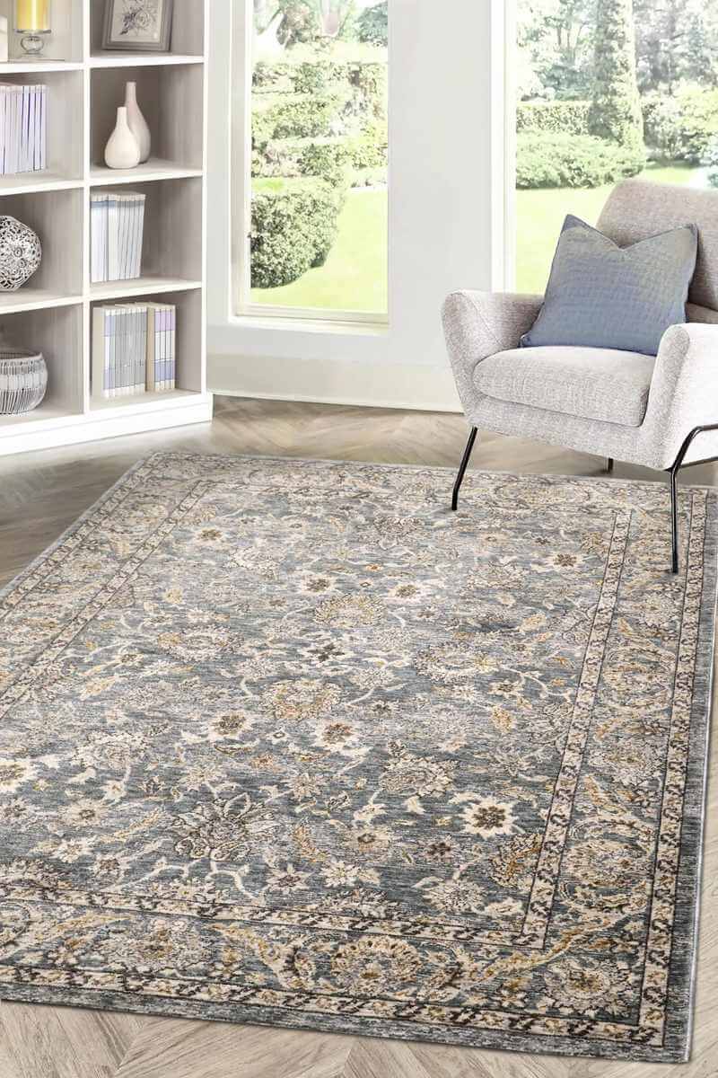 Raja Traditional Rug – Grey Vintage Elegance - PN Home