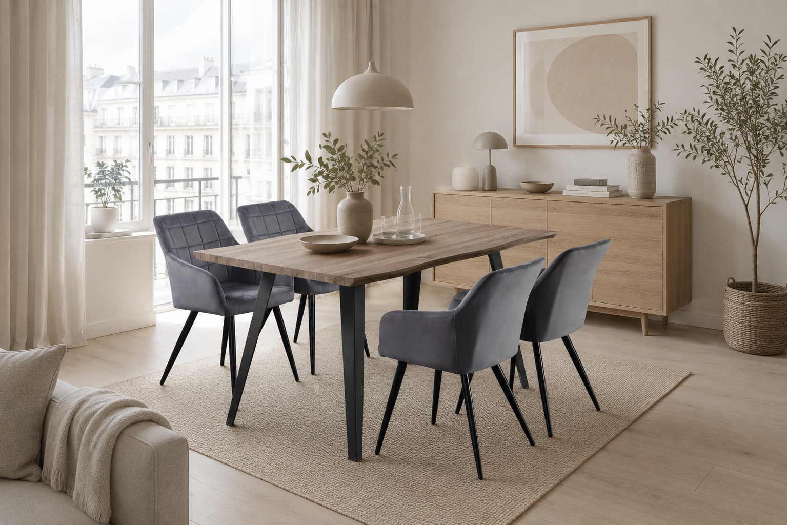 Camden Velvet Dining Chair