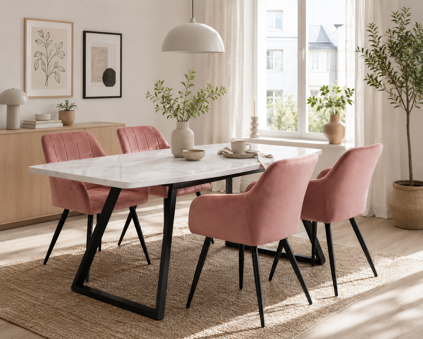 Camden Velvet Dining Chair