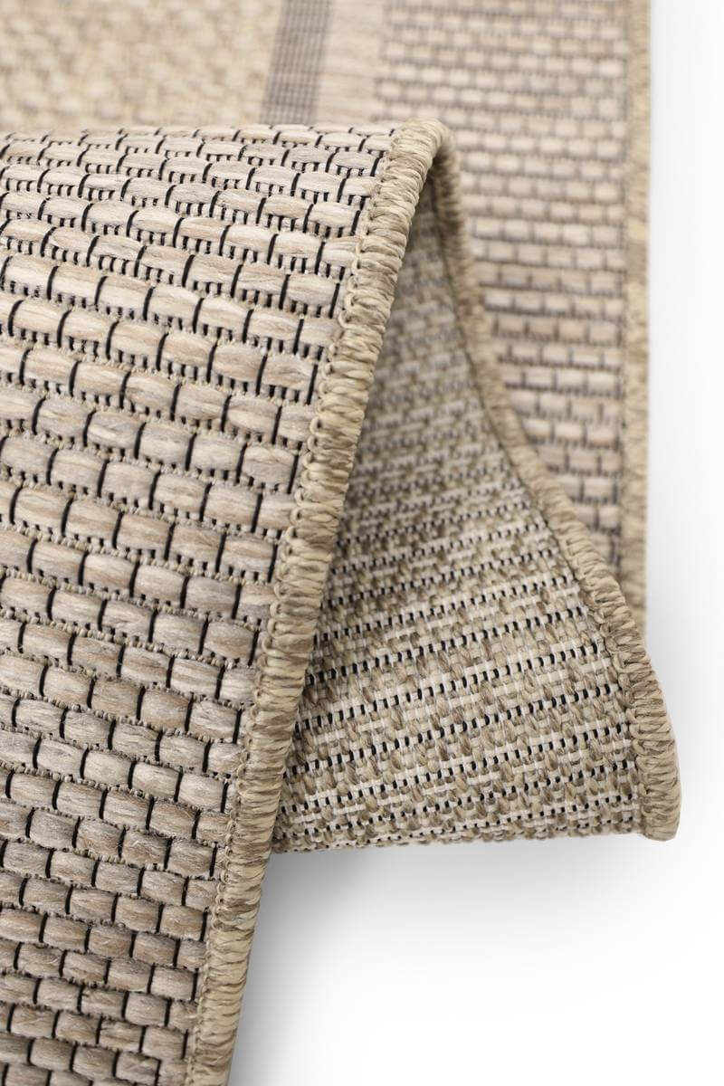 Summer Latte Border Rug – Indoor/Outdoor - PN Home