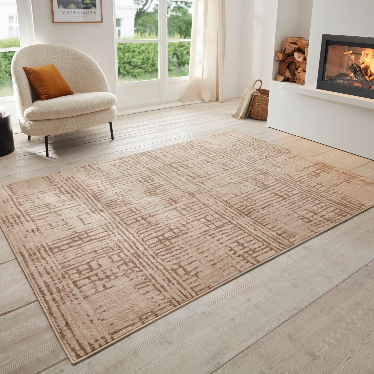 Terrain Designer Shortpile – Modern Geometric Rug - PN Home