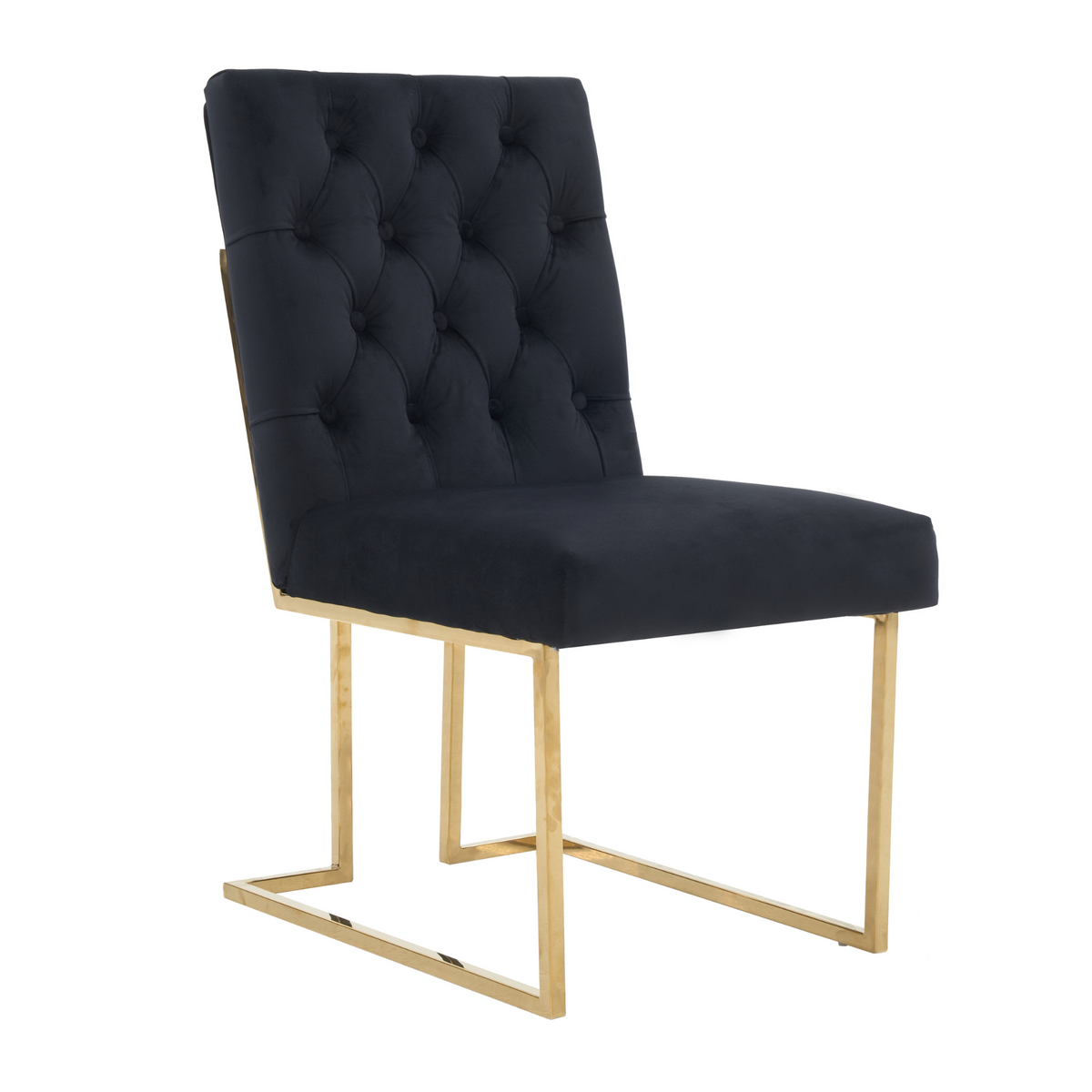 Siena Tufted Velvet Dining Chair – Frame Modern Luxury Accent