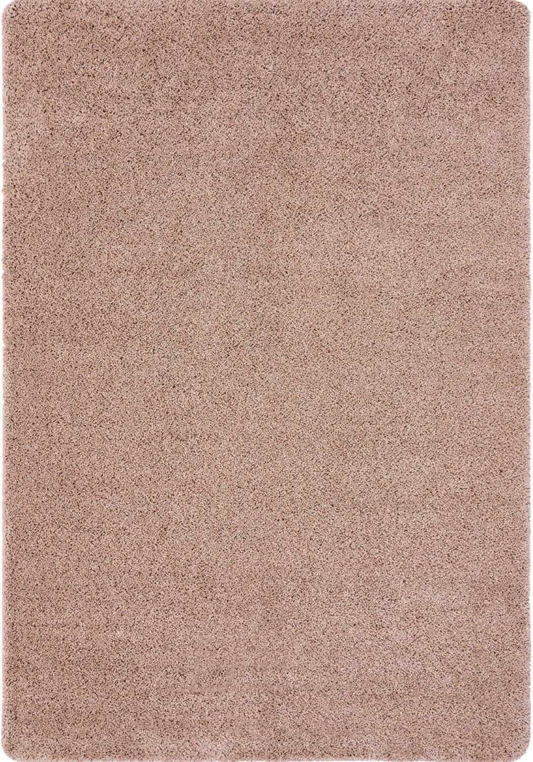 Washable Nude Pink Shaggy Rug - PN Home