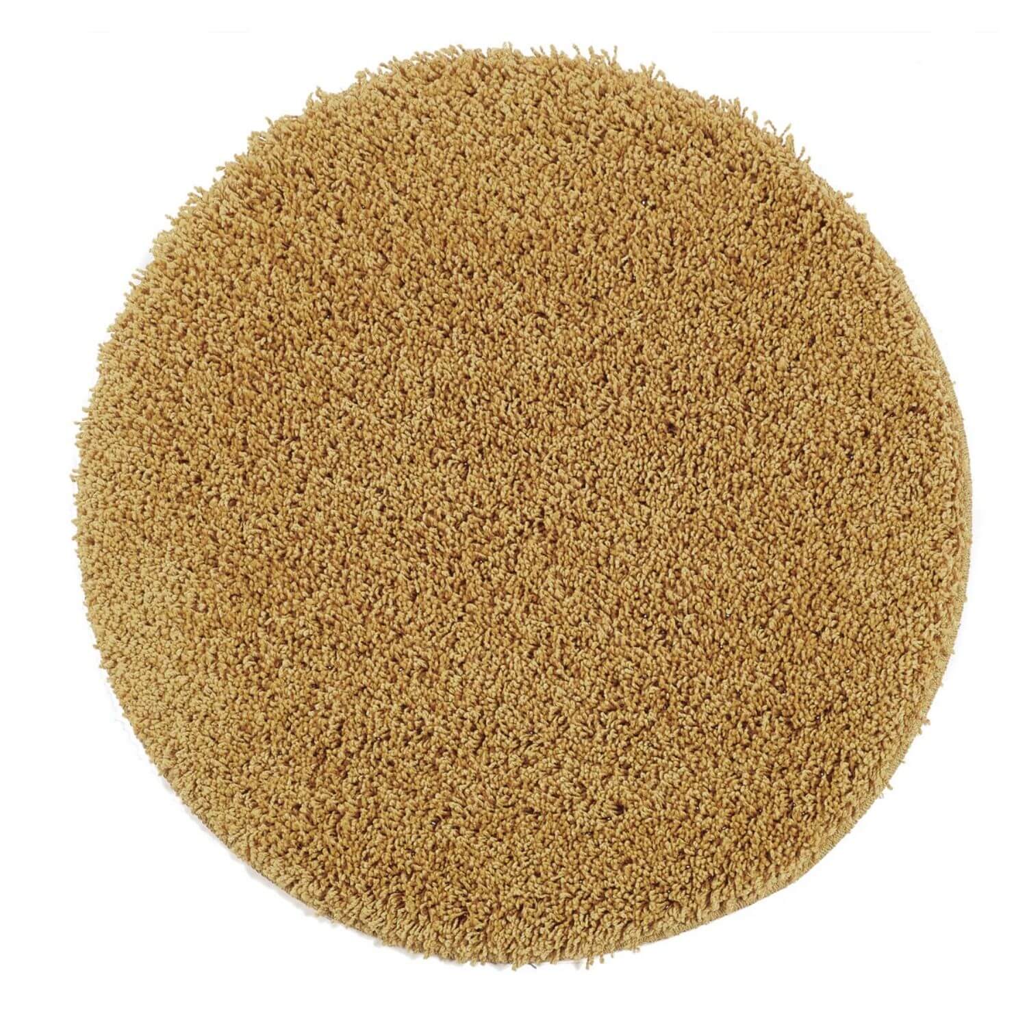 Washable Ochre Shaggy Rug - PN Home