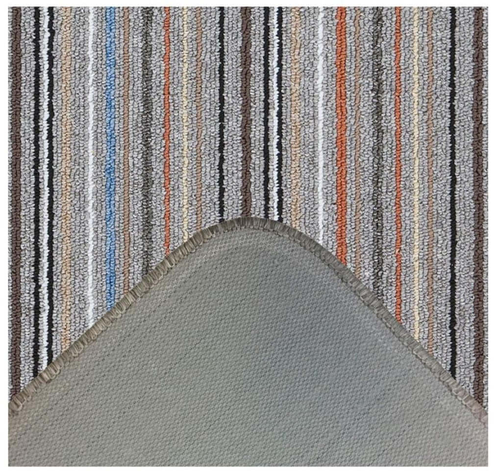 Stockholm Grey/Clay Washable Mat - PN Home