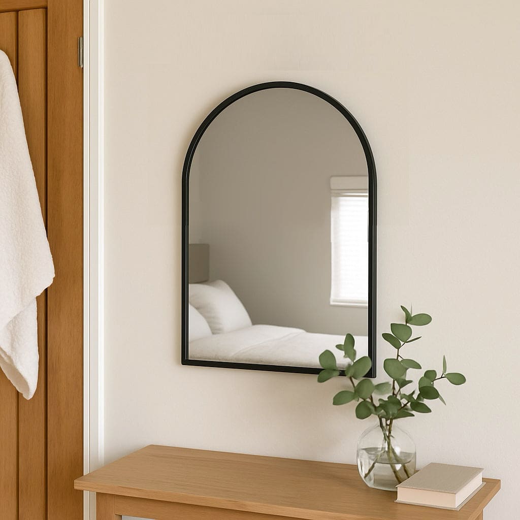 Akiko Metal Arched Mirror 70cm x 50cm