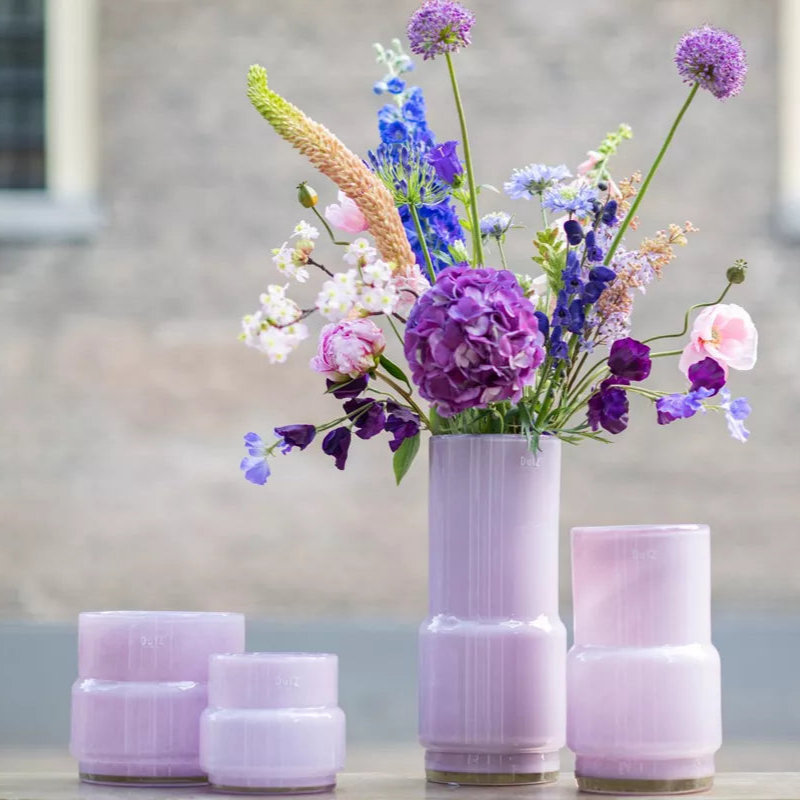Glass Vase FENN - LILAC