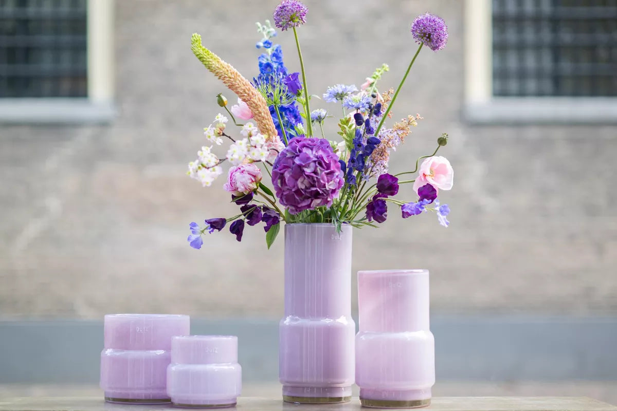 Glass Vase FENN - LILAC