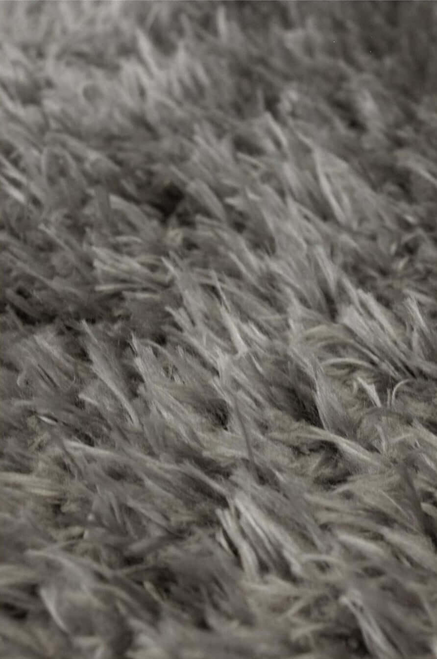 Lagom Grey Shaggy Rugs - PN Home