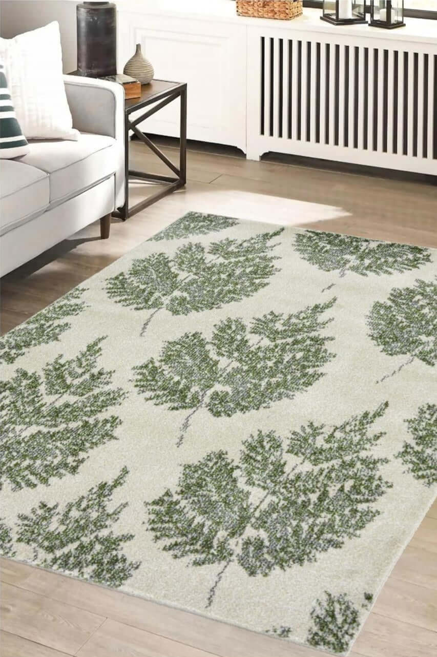 Villa Green Floral Rug - PN Home
