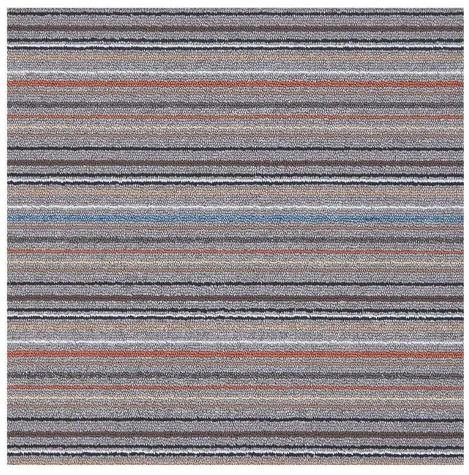 Stockholm Grey/Clay Washable Mat - PN Home