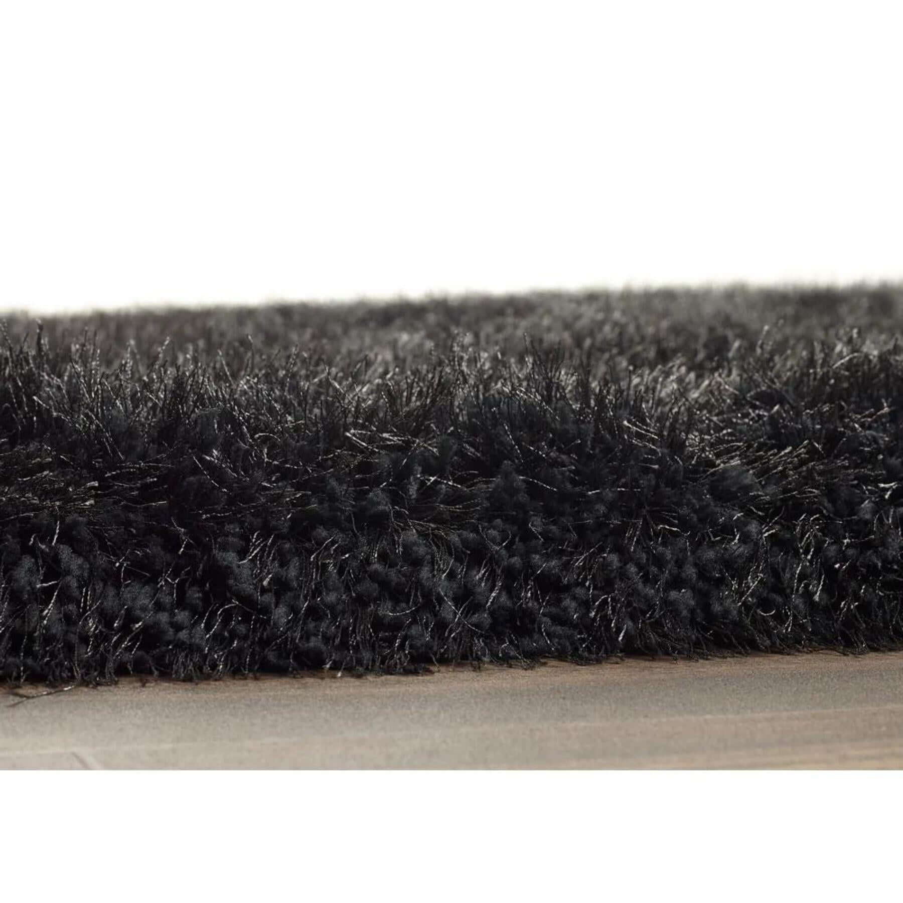 Extravagance Dark Grey Shaggy Rug - PN Home