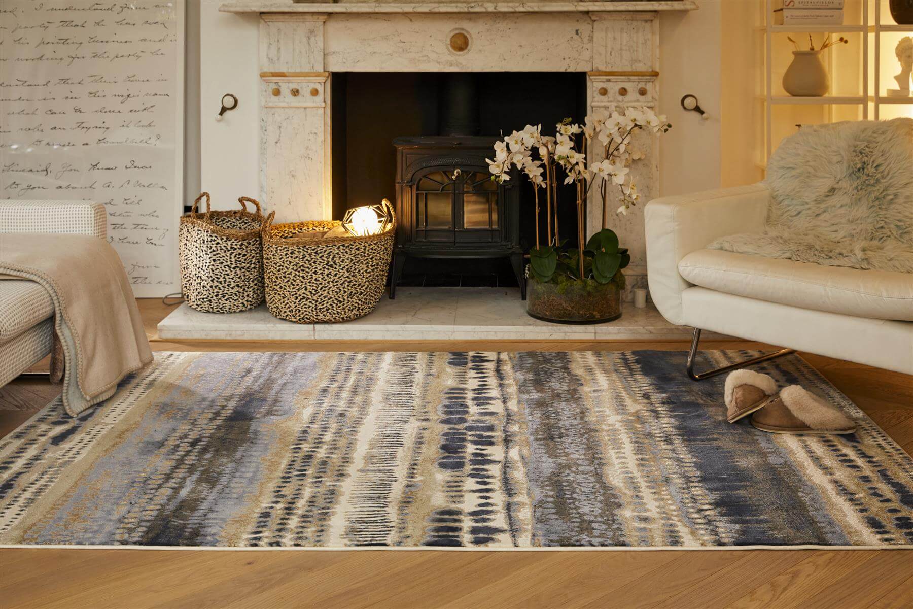 Batik Multicolour Abstract Rug - PN Home