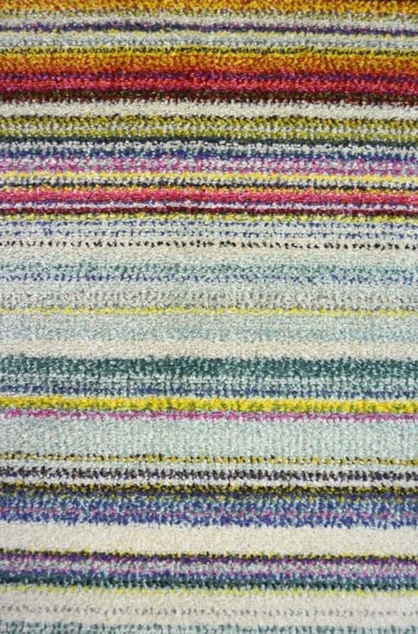 Villa Multicolour Striped Rug - PN Home