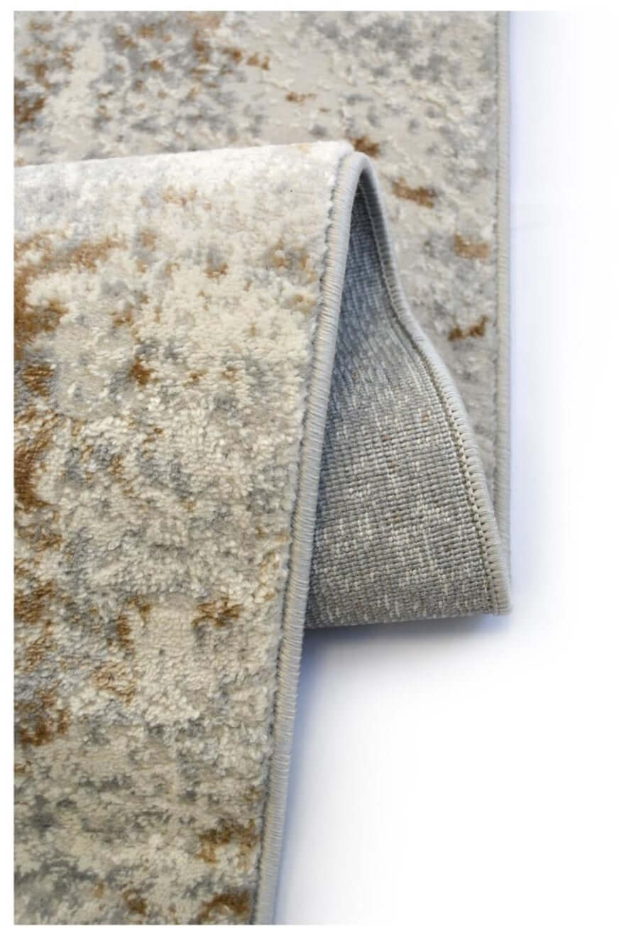 Abstract Vintage Cream/Ochre Rug | D176F - PN Home