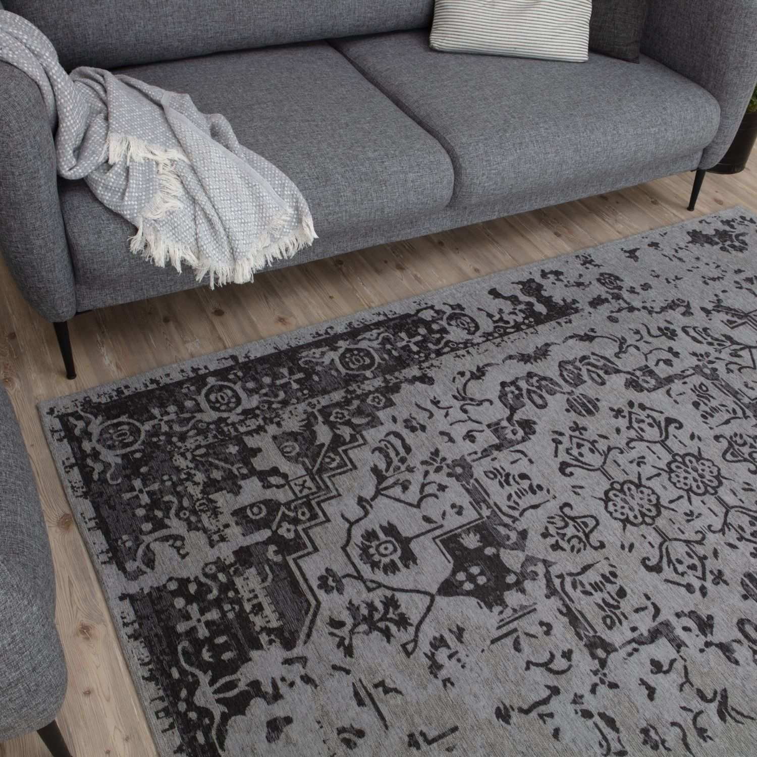 Washable Rug Carina Grey | 6963 - PN Home