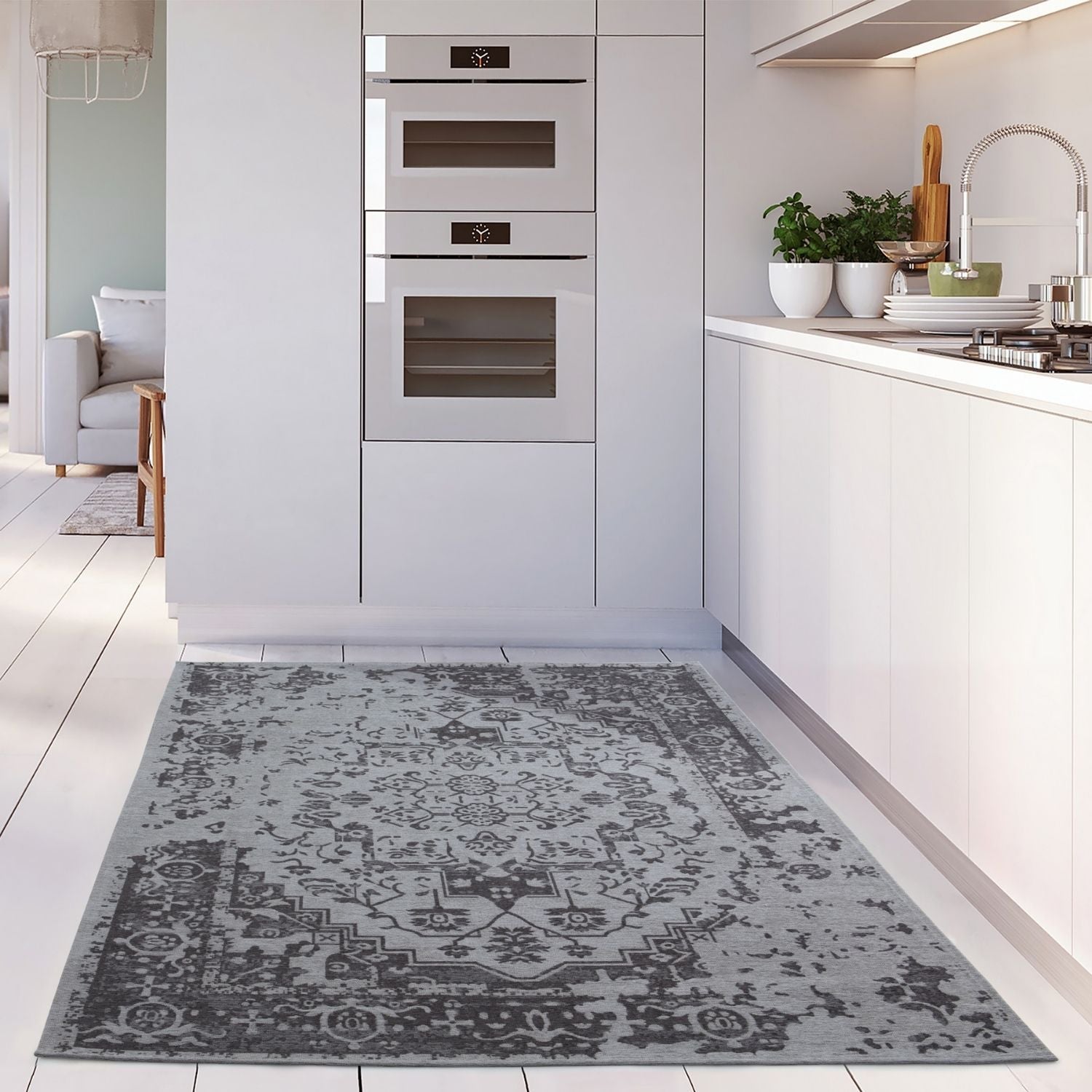 Washable Rug Carina Grey | 6963 - PN Home