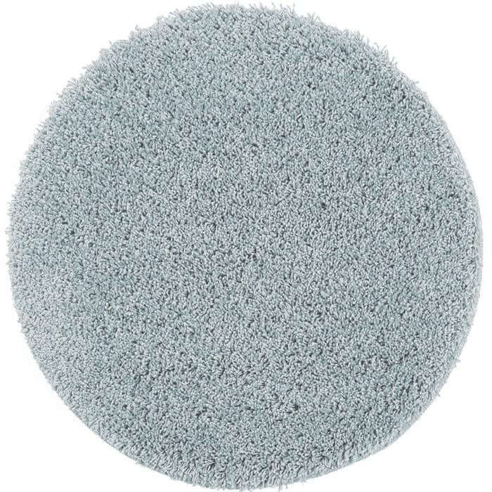 Washable Blue Shaggy Rug - PN Home