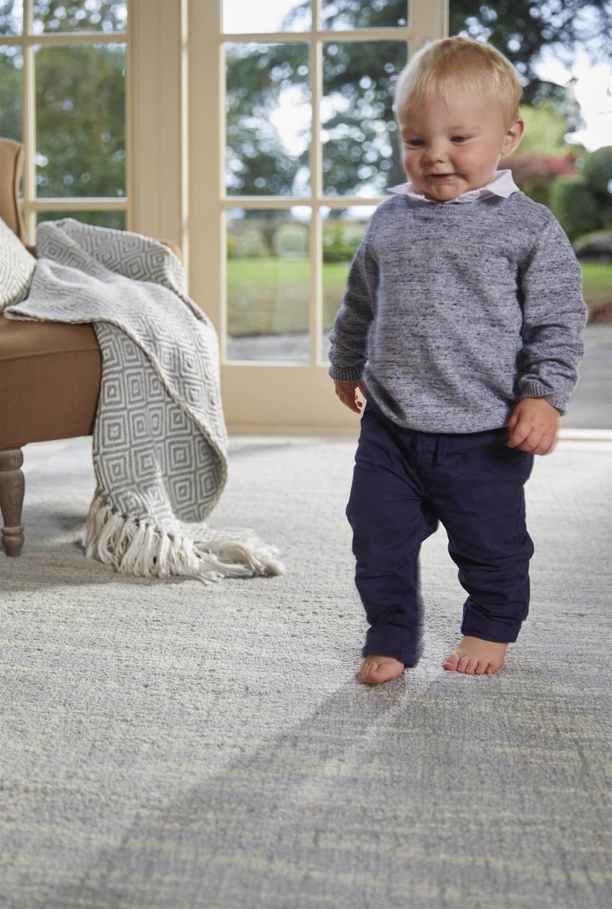 Country Sea Mist Solid Wool Rug - PN Home