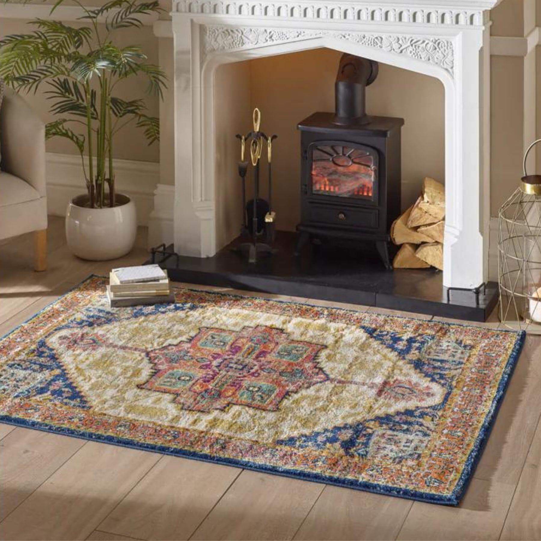 Granada Multicolour Vintage Rug | Amber - PN Home