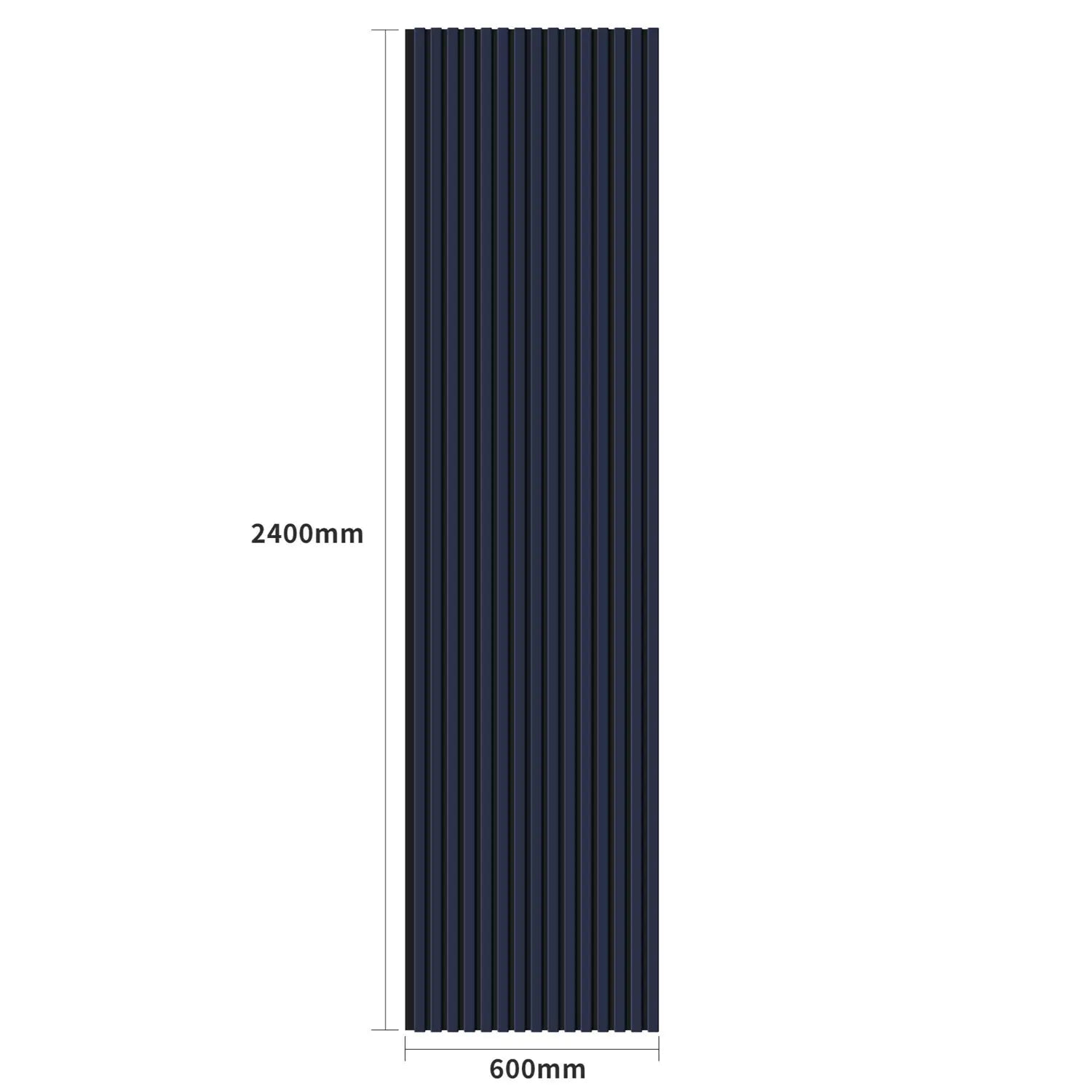 Coloured Acoustic Slatted Wall Panels