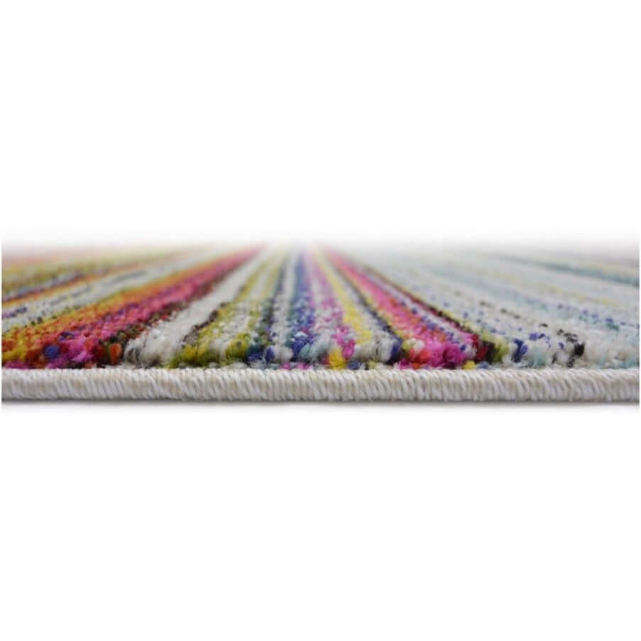 Villa Multicolour Striped Rug - PN Home