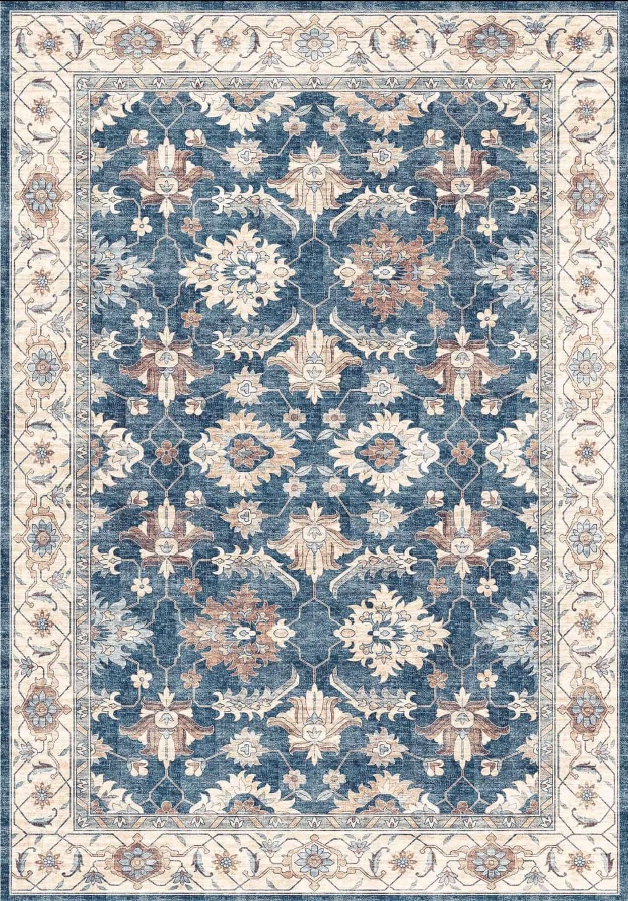 Jurdar Vintage Washable Rug - PN Home
