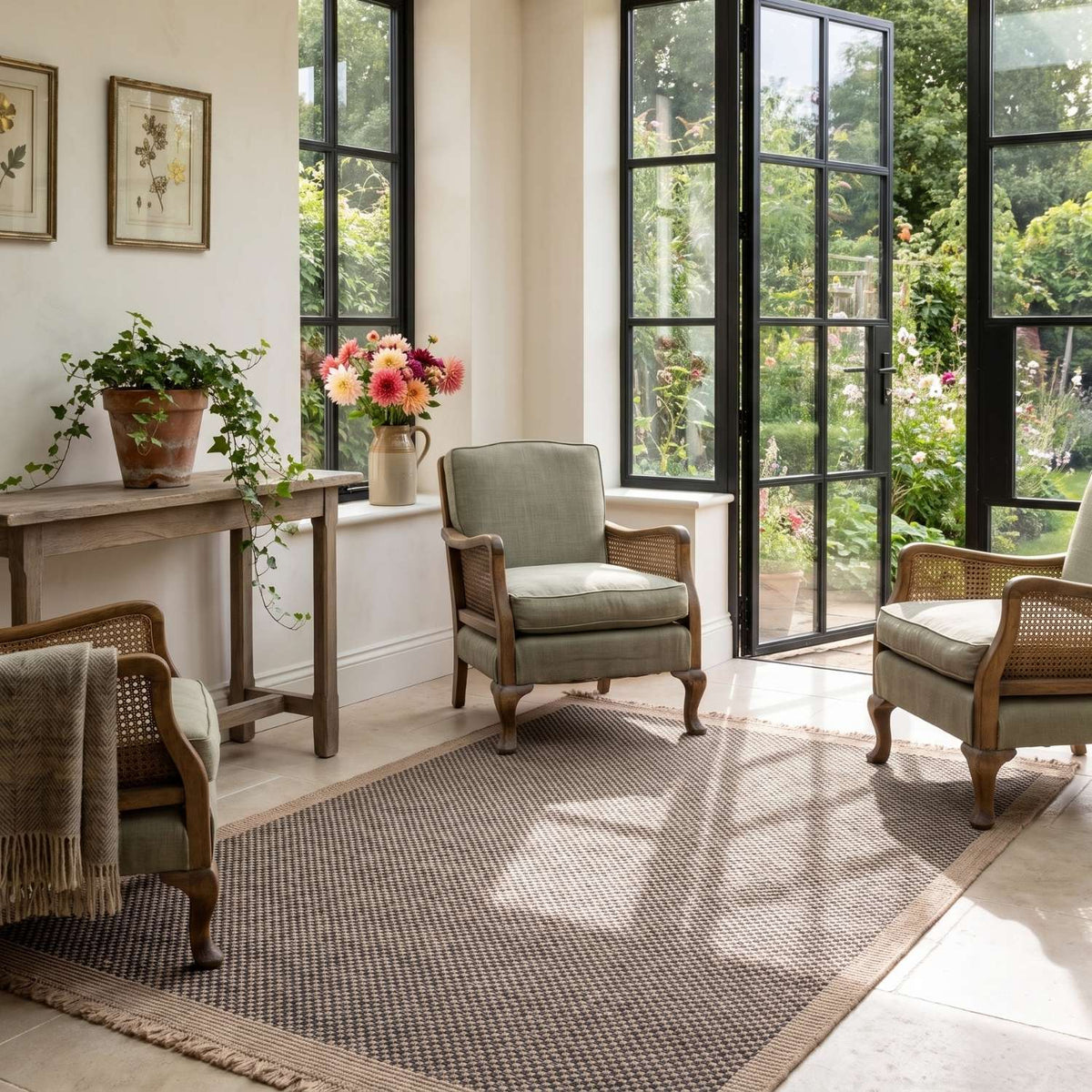 Nature Outdoor Rug Dark Grey | 5200DG - PN Home