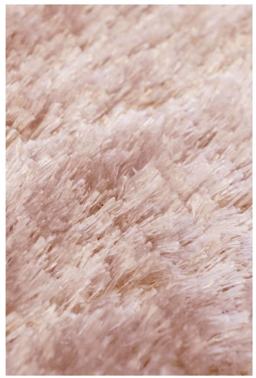 Shimmer Pink Supersoft Shaggy Rug | ODS33 - PN Home