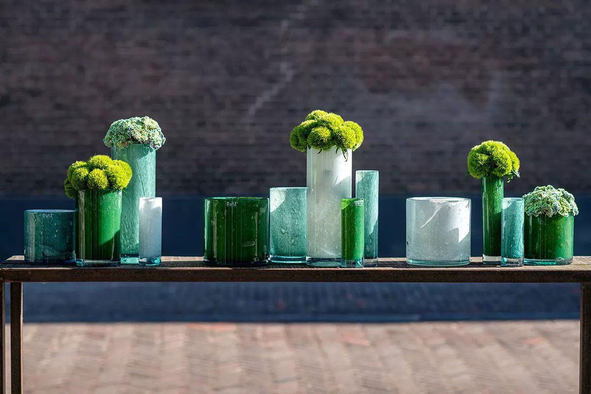 CYLINDER 6 Vase Pot - H18 D18 cm - mouthblown glass by DutZ - PN Home