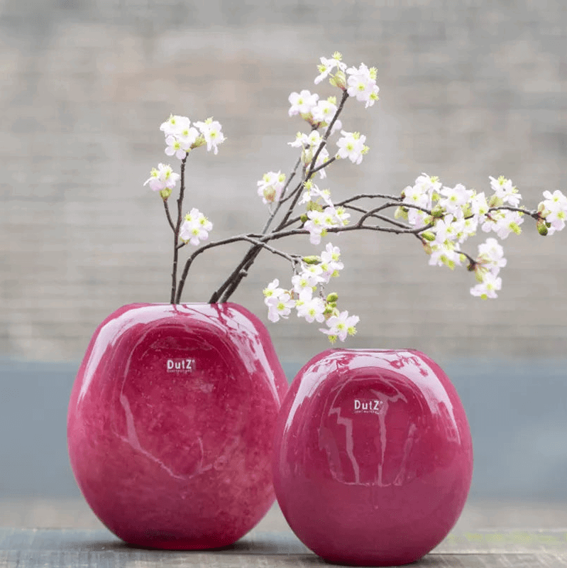 Vase Decor OVALI - RED Bubbles - PN Home