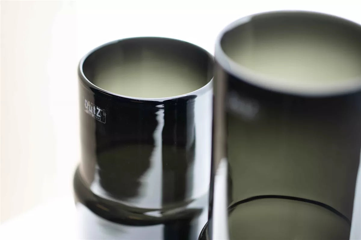 Glass Vase FENN - SMOKE - PN Home