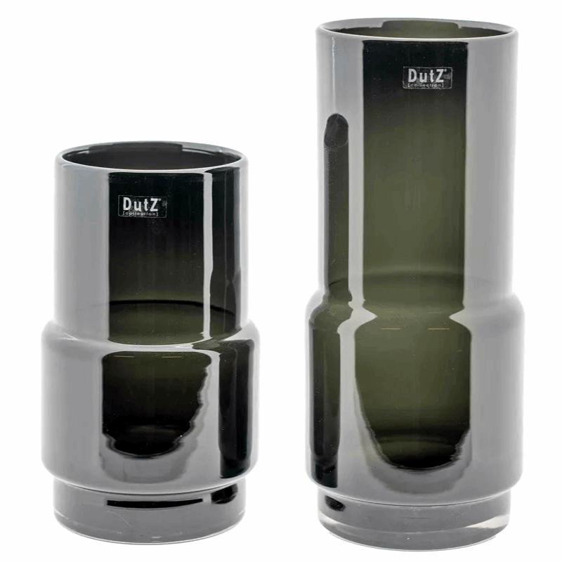 Glass Vase FENN - SMOKE - PN Home