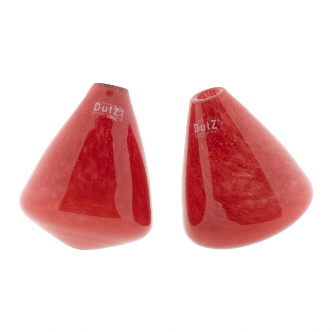 TUMBLING VASE - H12 D10 cm - RED