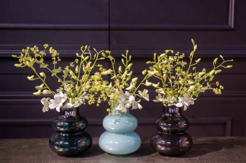 VASE SKRZYSZOW S- H16 D14 cm - SMOKE - PN Home
