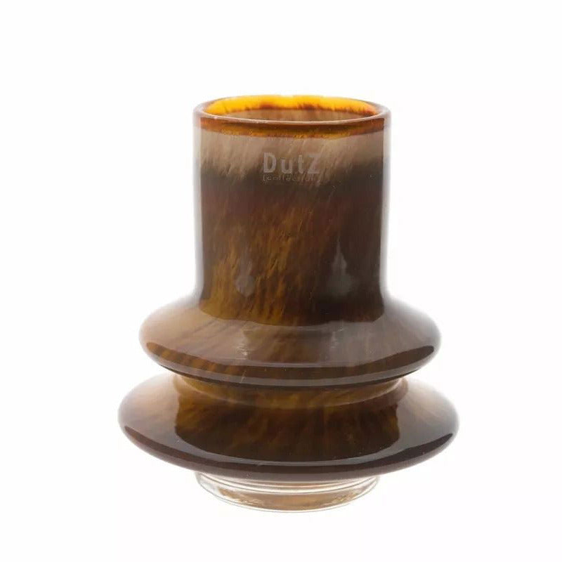 VASE RINGO- H18 D16 cm - MOCCA