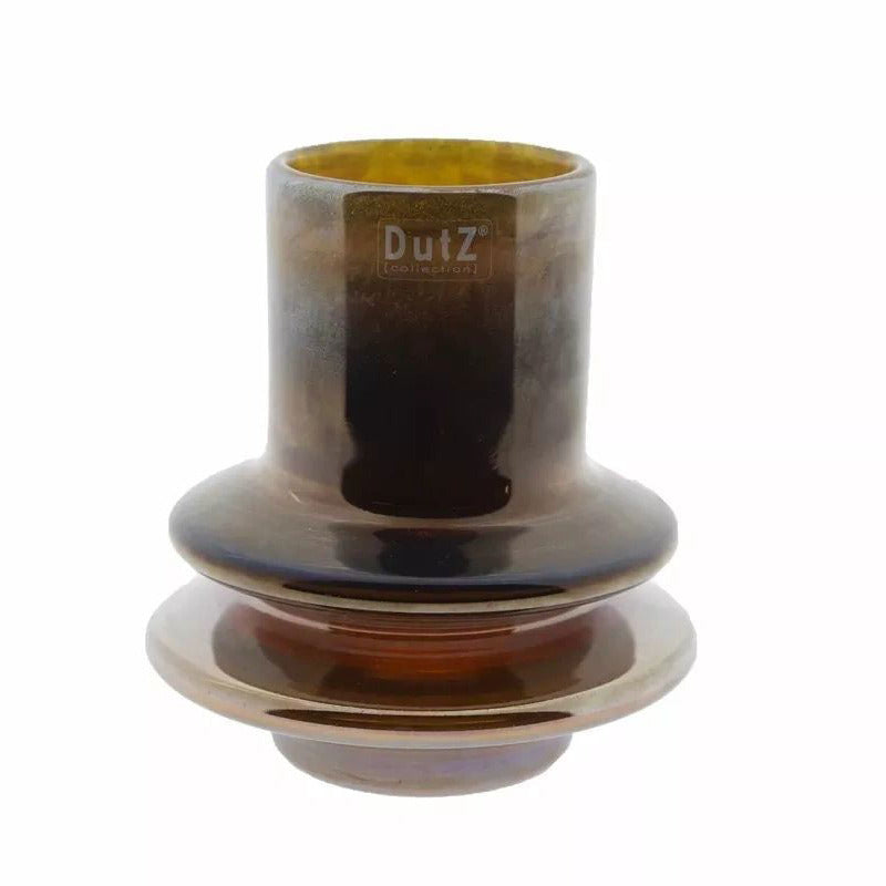 Vase RINGO- H18 D16 cm - GOLD LUSTER