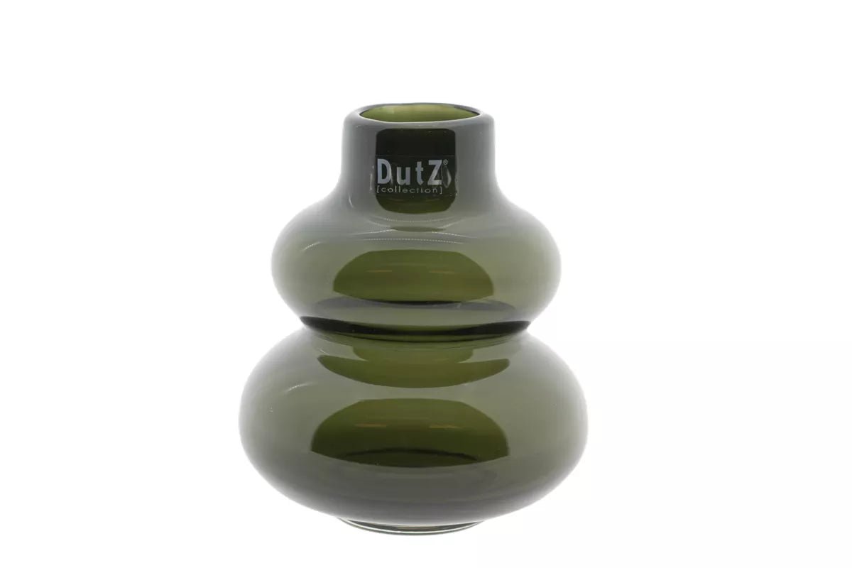 VASE SKRZYSZOW S- H16 D14 cm - SMOKE