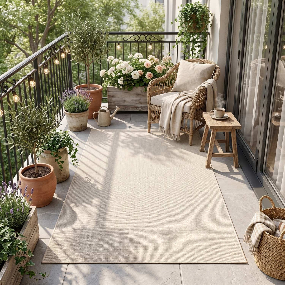 Ecology Outdoor Rug Cream | 500c - PN Home