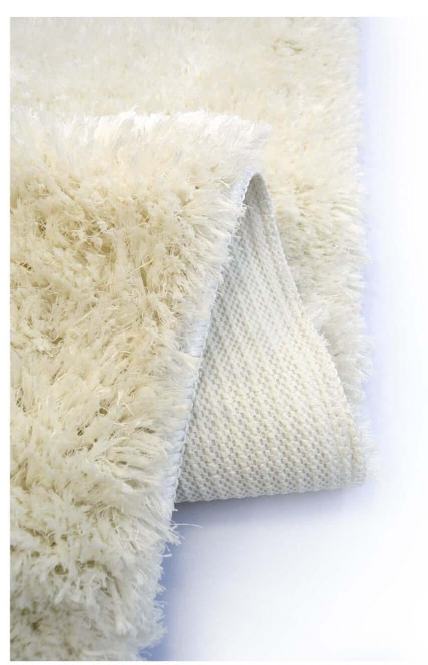 Soft Washable Ivory Shaggy Rug | SA-01 - PN Home