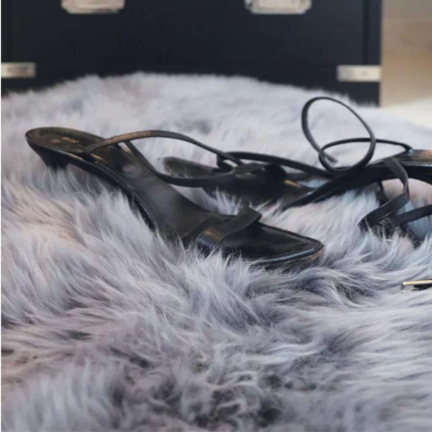 Genuine Grey Sheepskin Faux Fur Rug - PN Home