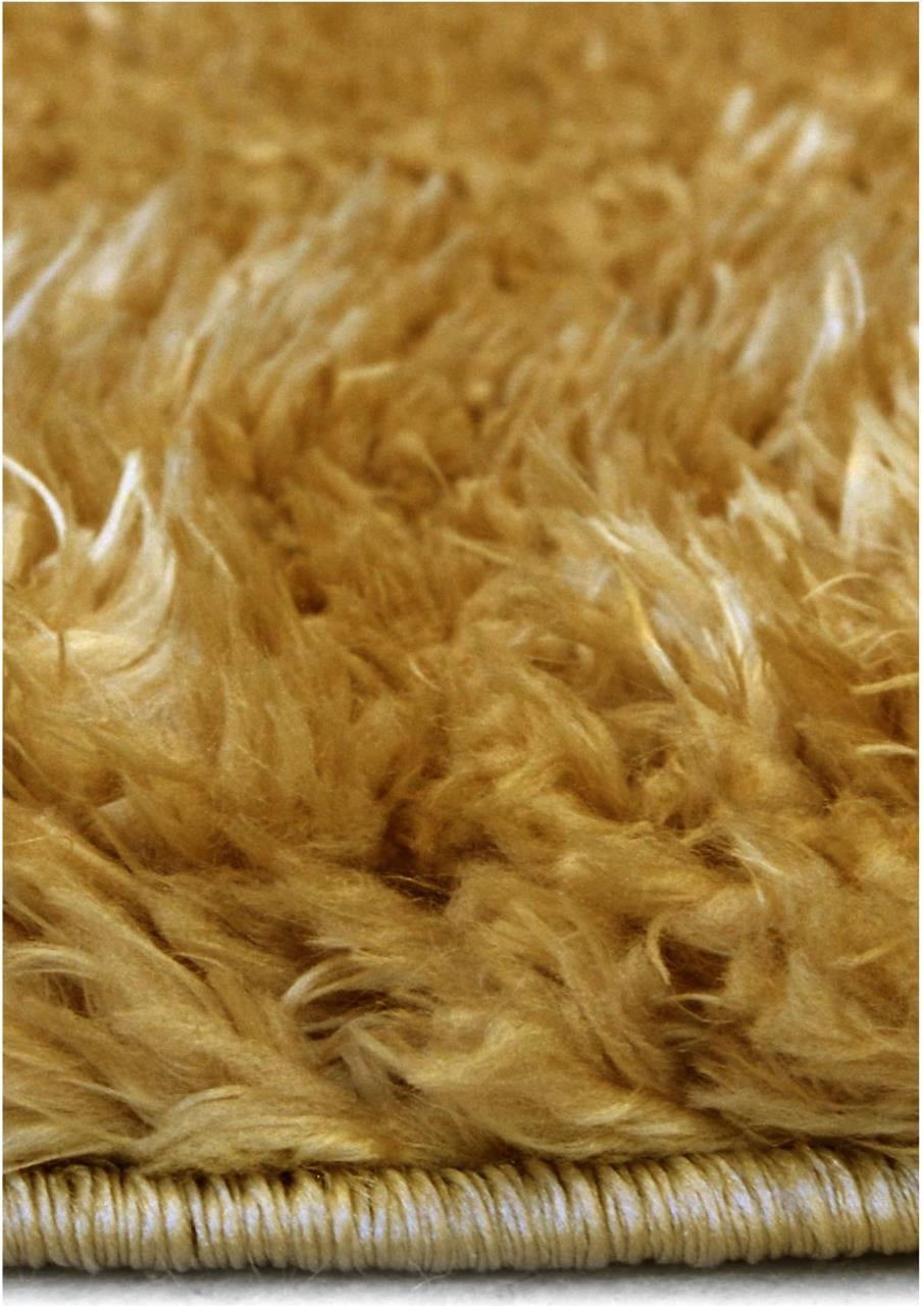 Lagom Ochre Shaggy Rug - PN Home