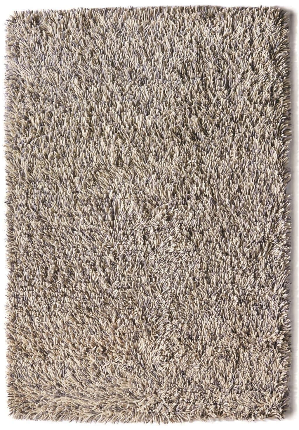 Imperial Mid Grey Mix Shaggy Pile Wool Rug - PN Home