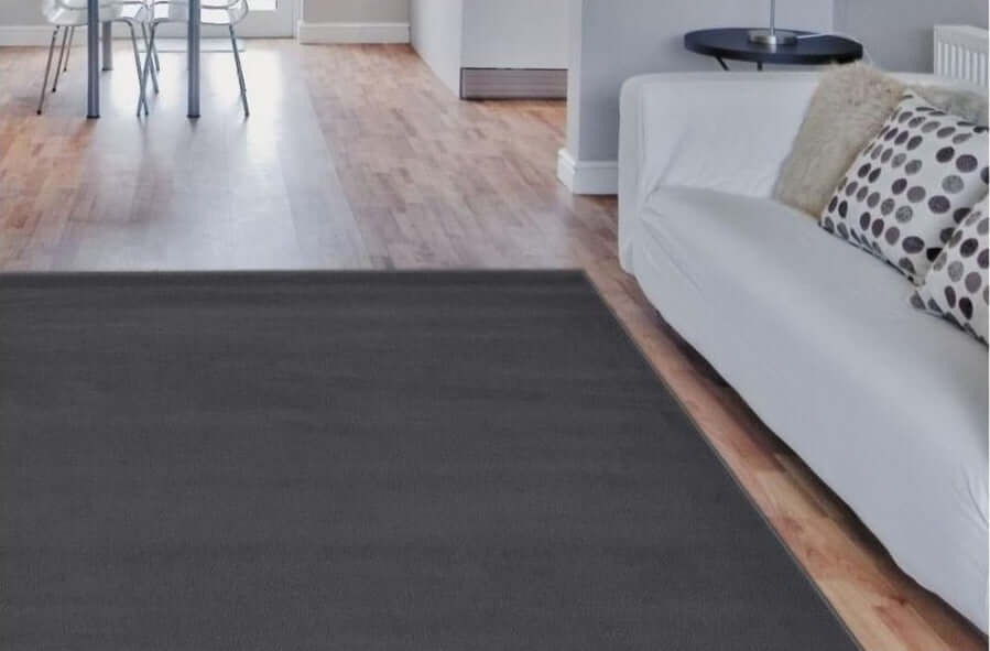 Maestro Solid Black Rug - PN Home