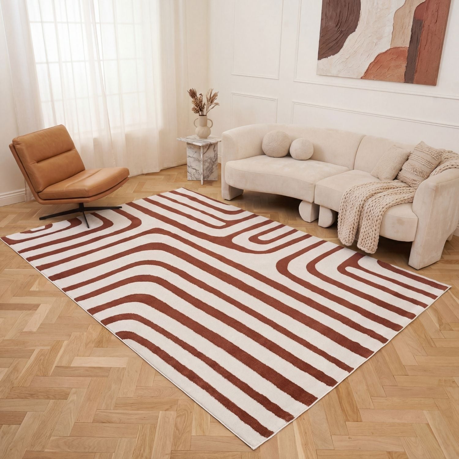 Loft Geometric Terra Rug - PN Home